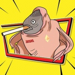 Smoking Chicken Fish 로고