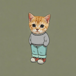 Just a chill cat Logotyp